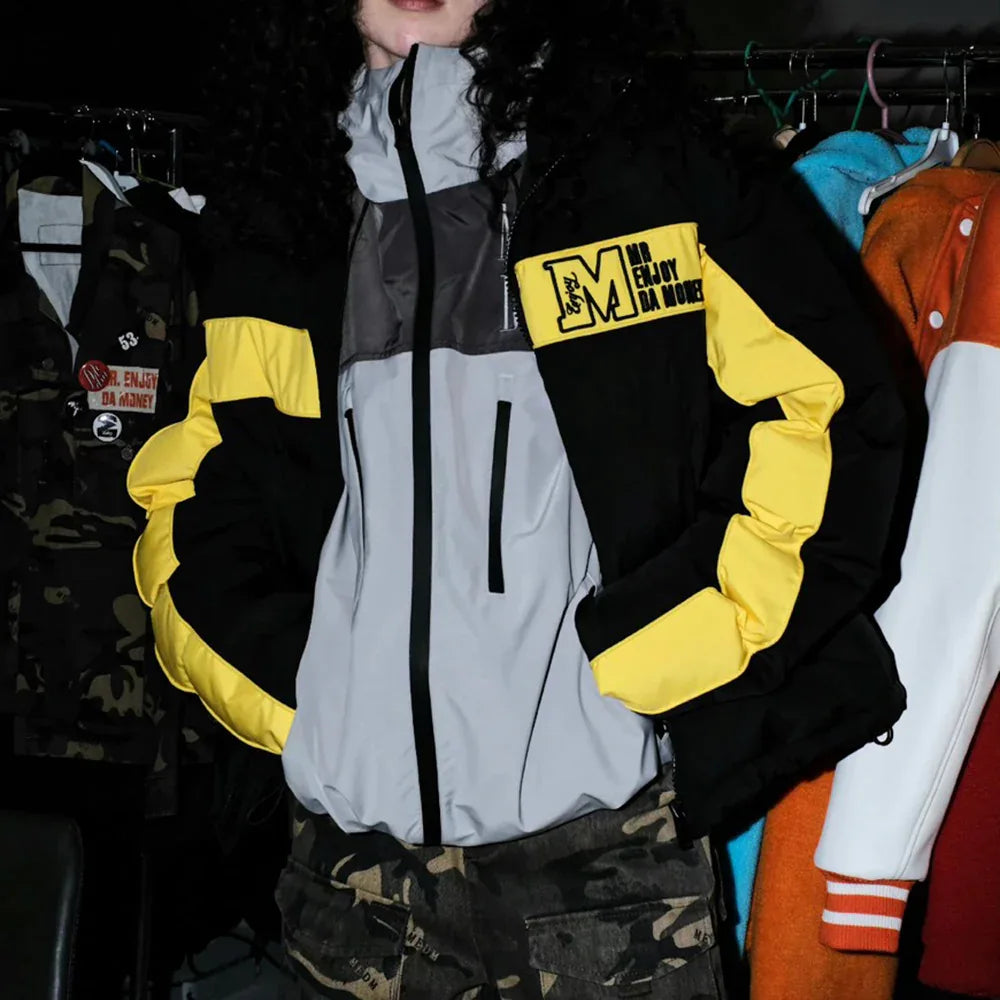 MEDM Color Blocking Down Jacket