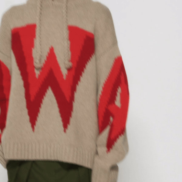 Gothic Logo Chunky Hoodie