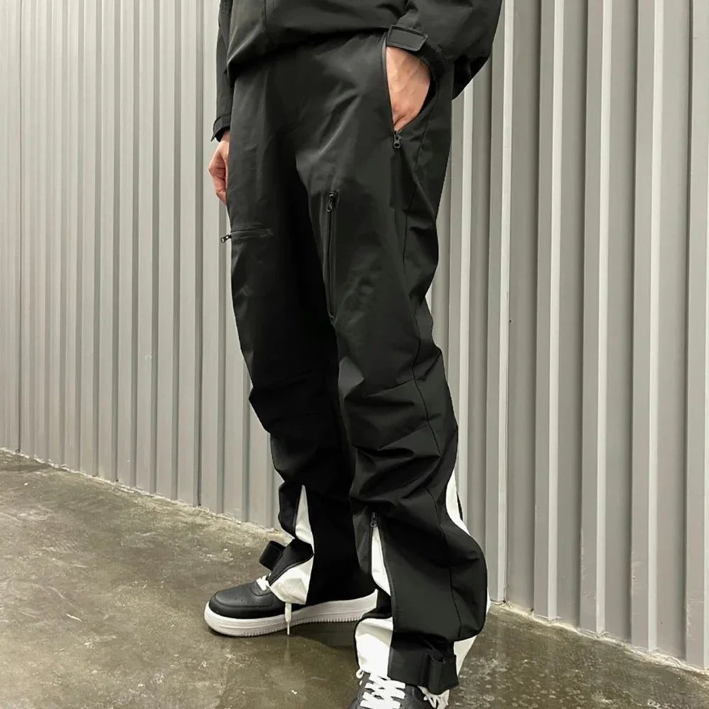 MEDM Functional Zipper Punch Pants