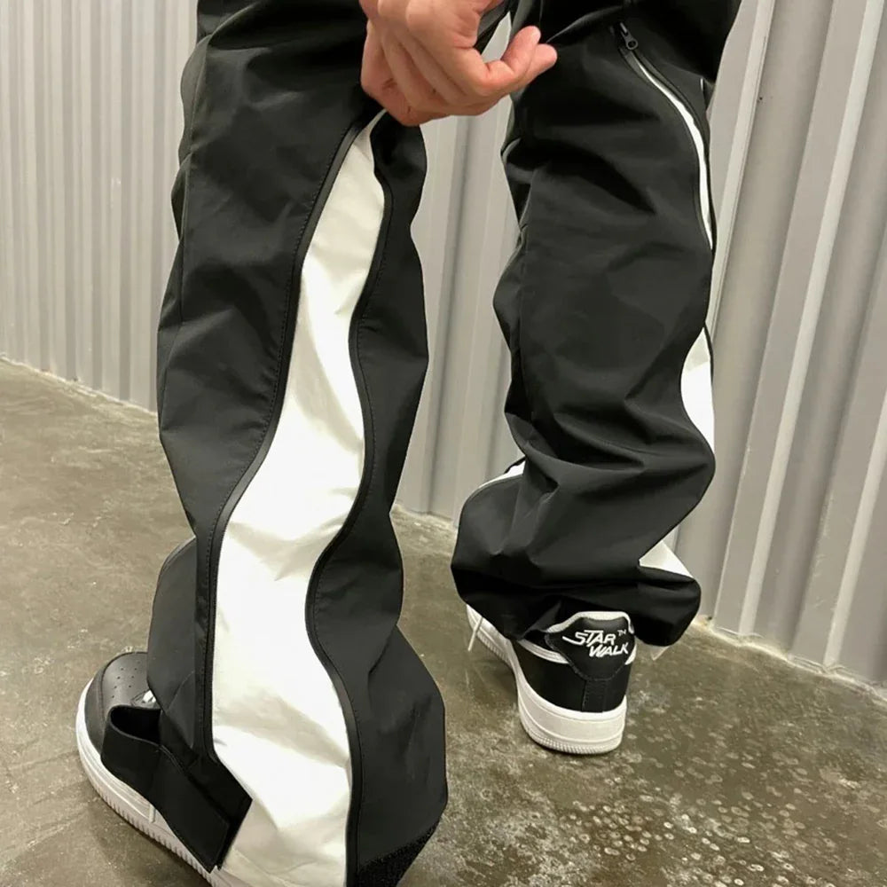 MEDM Functional Zipper Punch Pants
