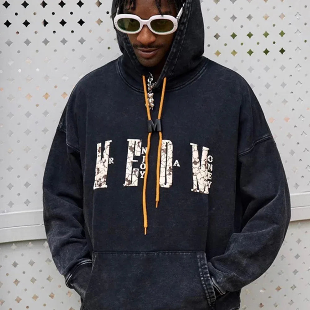 MEDM Cracks Logo Hoodie