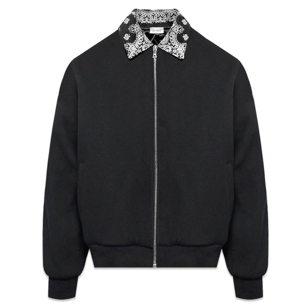 Paisley Collar Varsity Jacket
