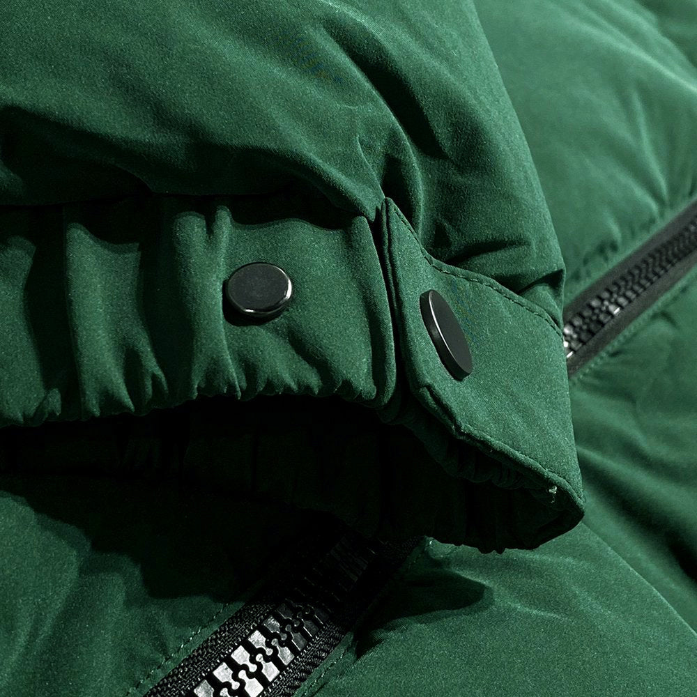 Uniform Rhinestone Puffer Jacket