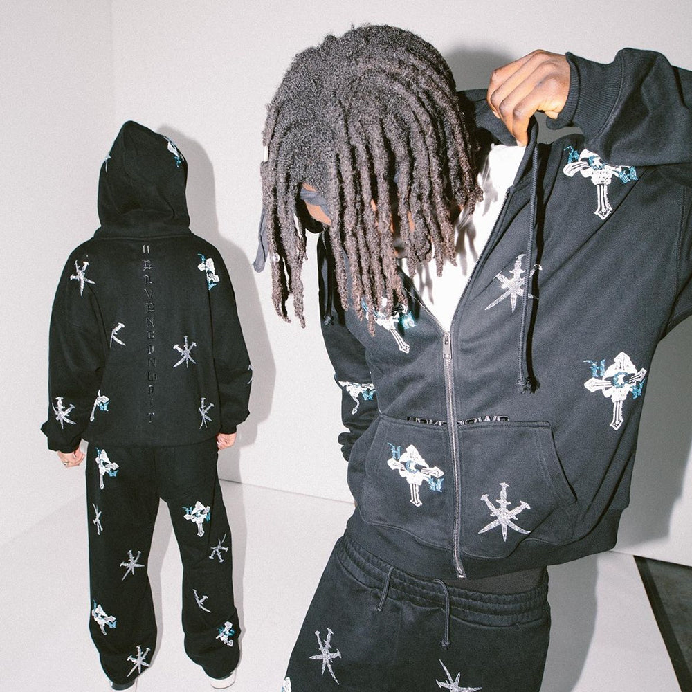 HCW Dagger Rhinestone Joggers