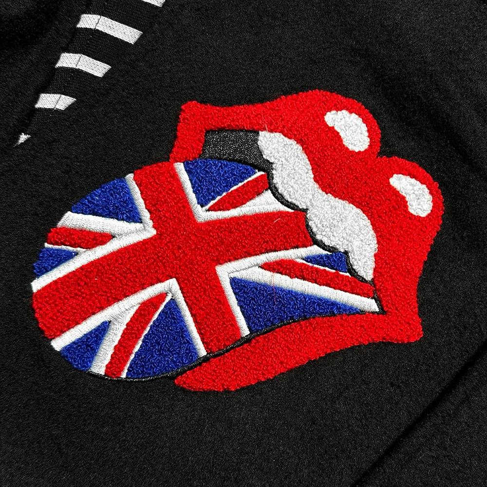 Market Rolling Stones World Flag Varsity Jacket
