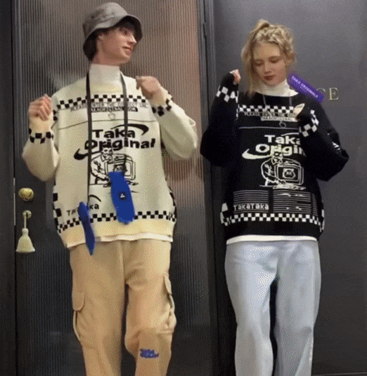 Moody Bob Mosaic Knit Jumper