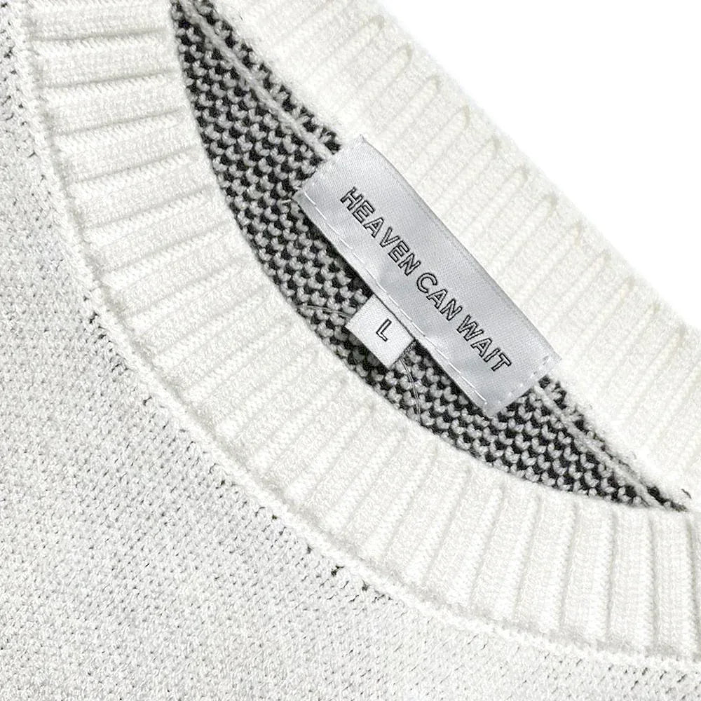 HCW Logo Knit Sweater - HEAVEN CAN WAIT - VENTURER
