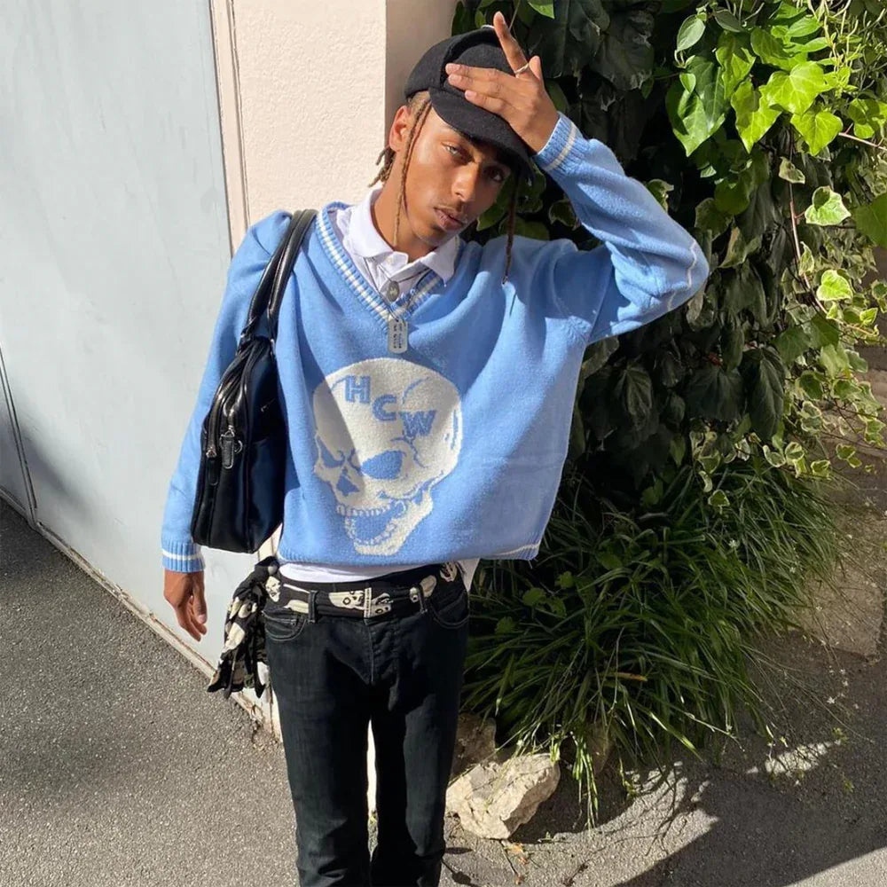 Skyfall Knit Sweater - HEAVEN CAN WAIT - VENTURER