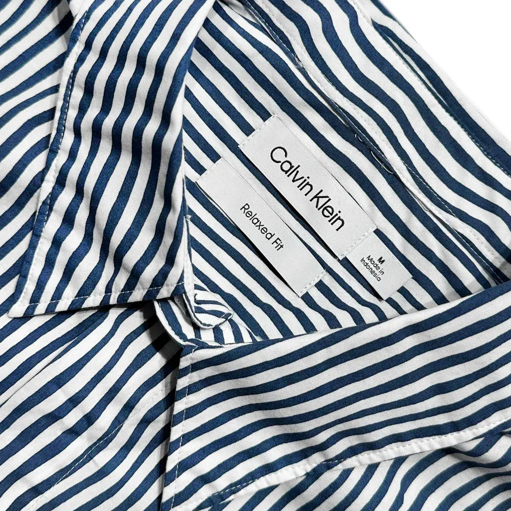 Oversized Warp Shirt - CALVIN KLEIN - VENTURER