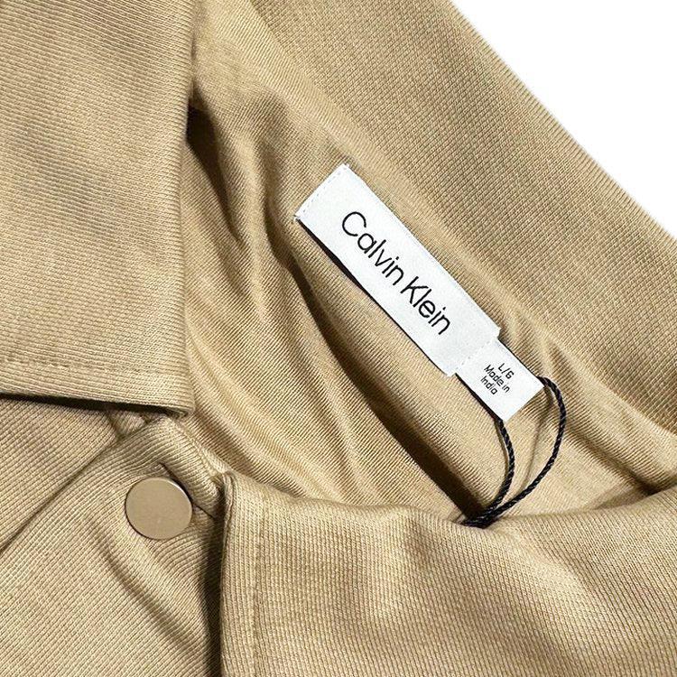 Relaxed Terry Snap Jacket - CALVIN KLEIN - VENTURER