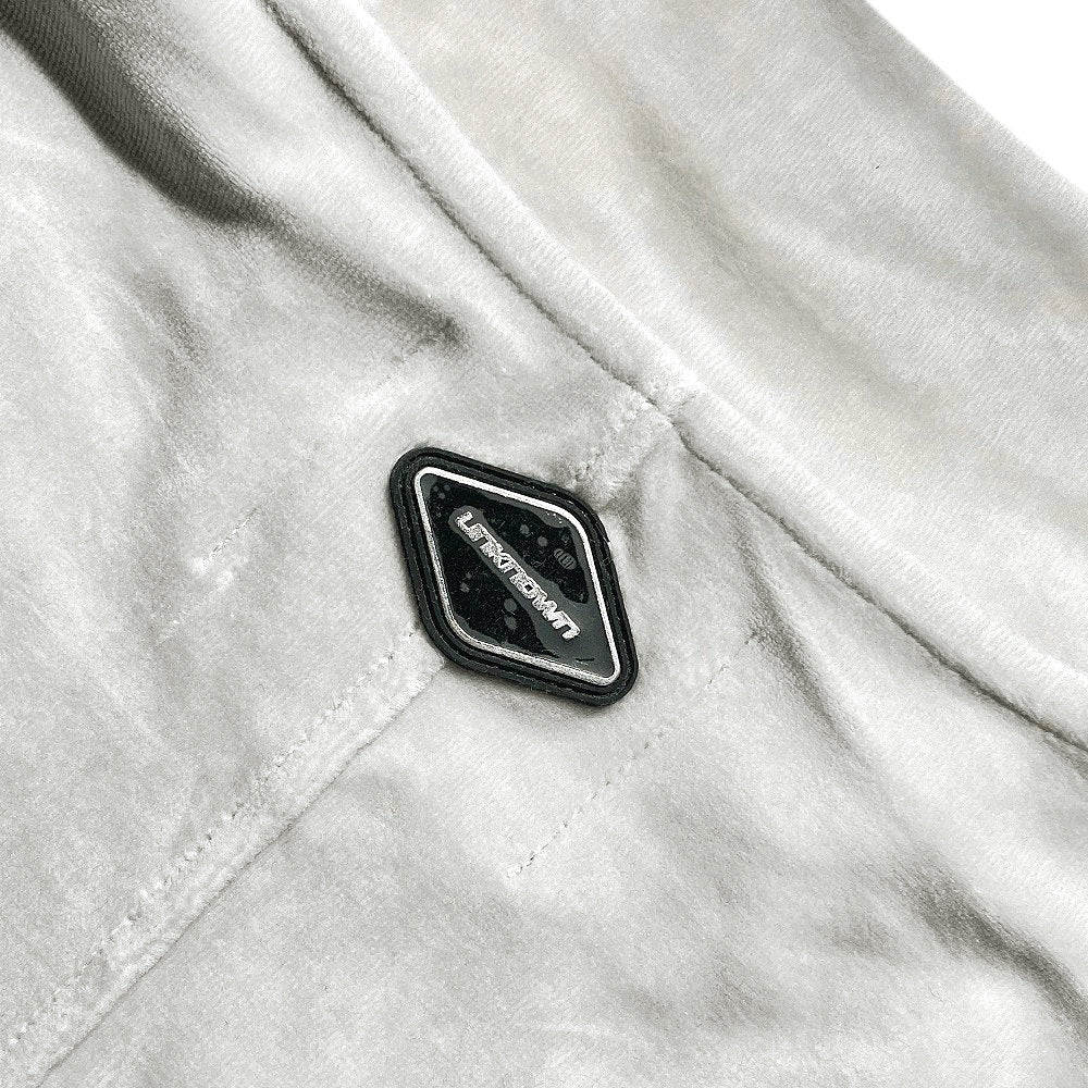 Cross Rhinestone Velour Track Jacket