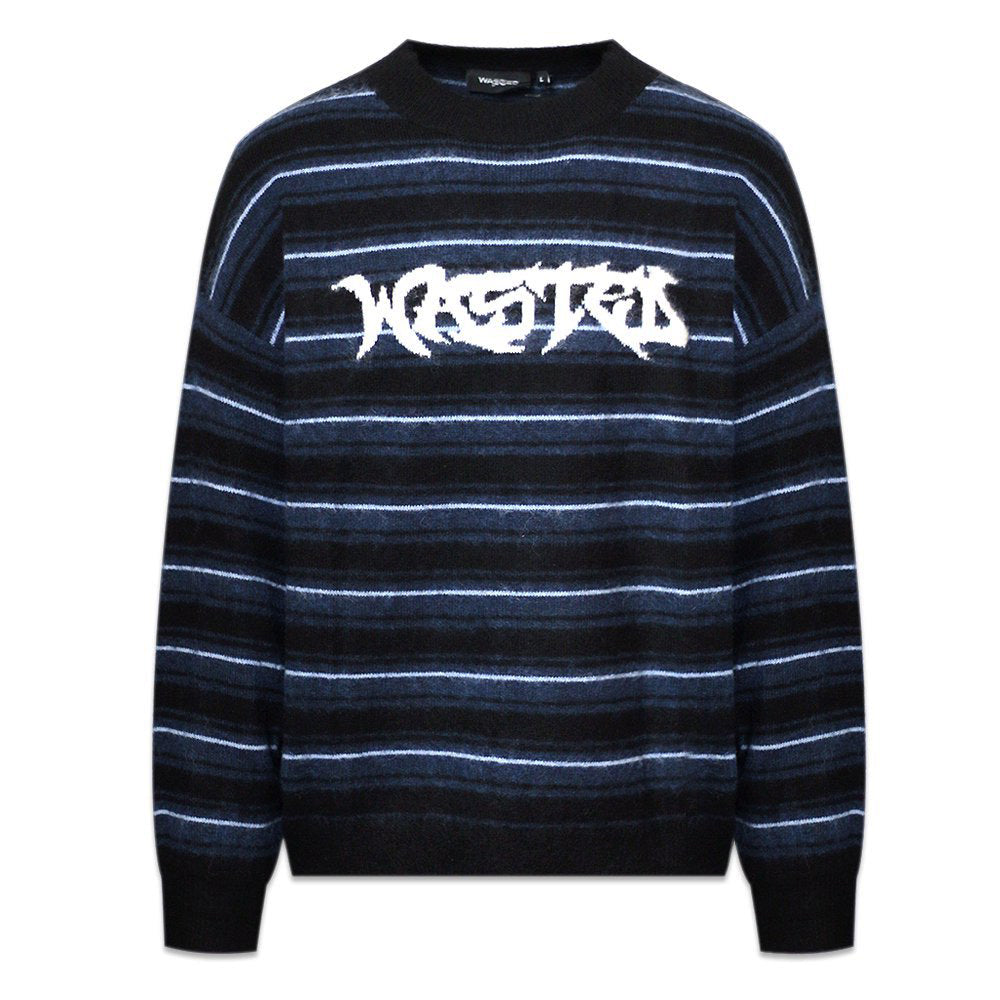Fuzzy Stripes Savage Sweater