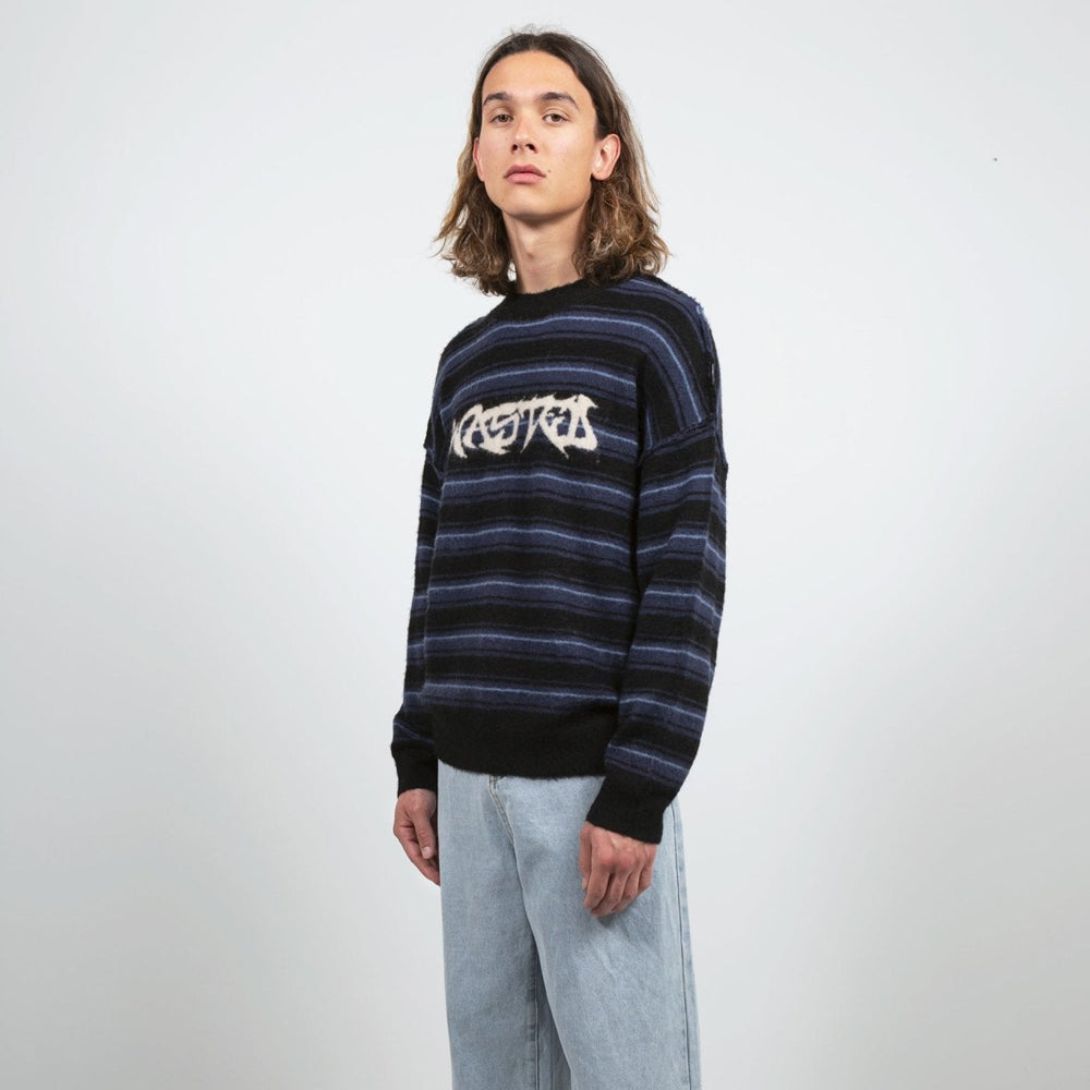 Fuzzy Stripes Savage Sweater