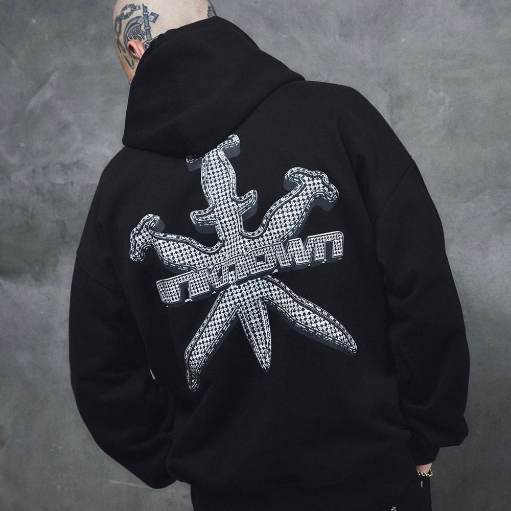 Iced Out Style Dagger Hoodie