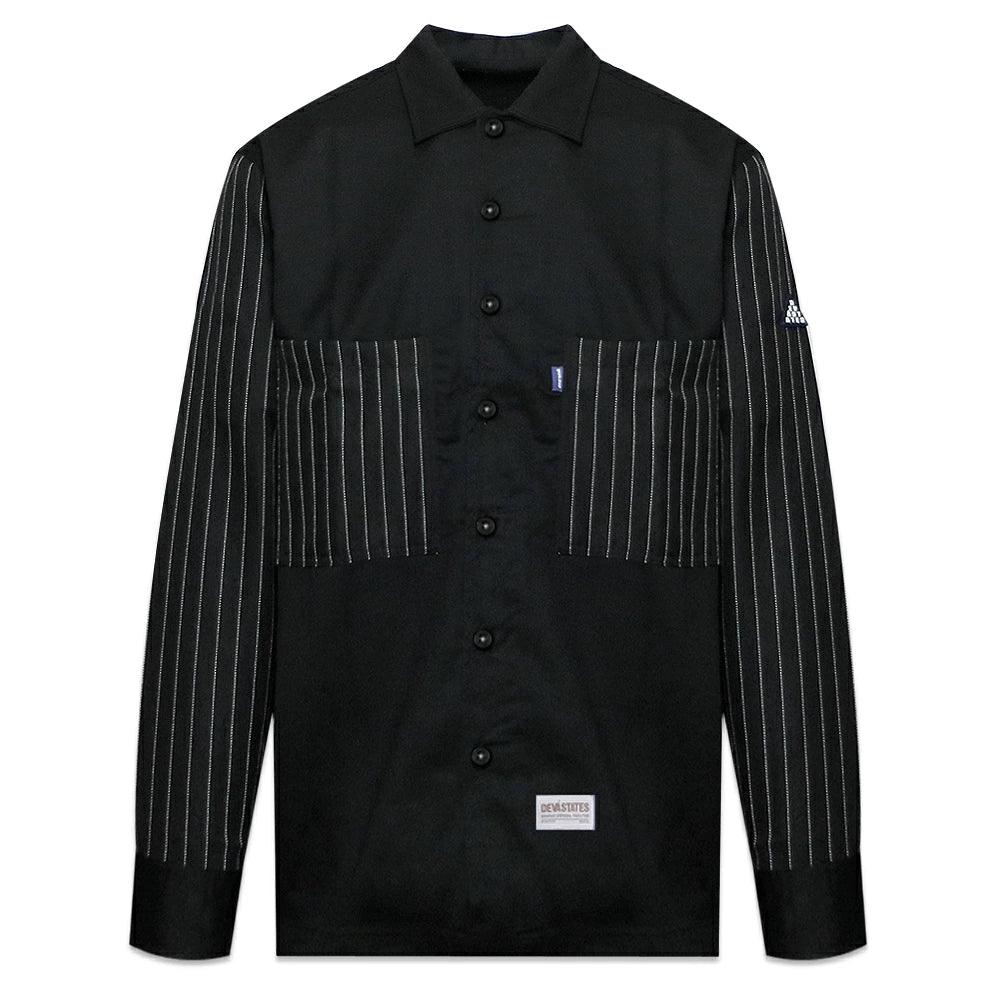 Pinstripe Over Shirt