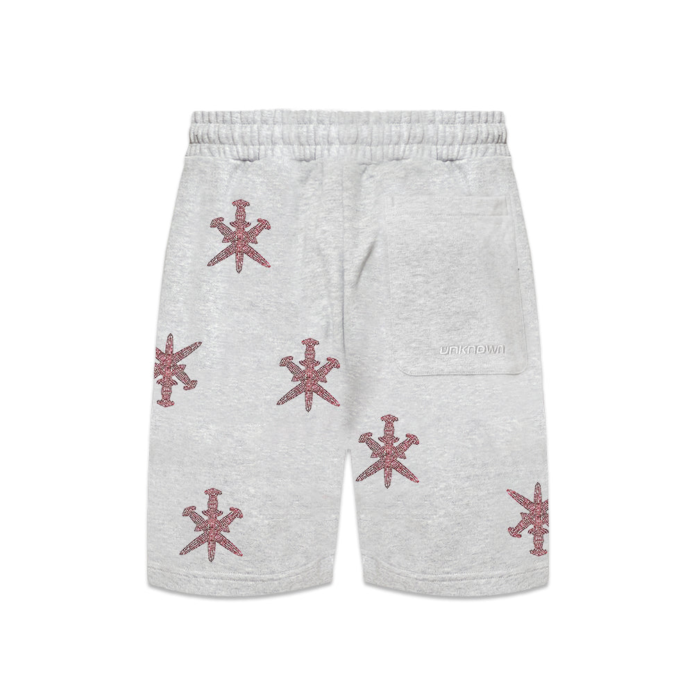 Dagger Rhinestone Shorts