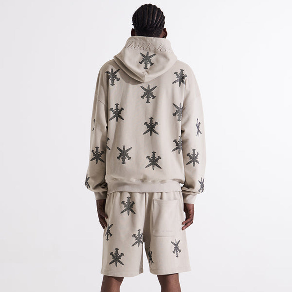 Dagger Rhinestone Shorts