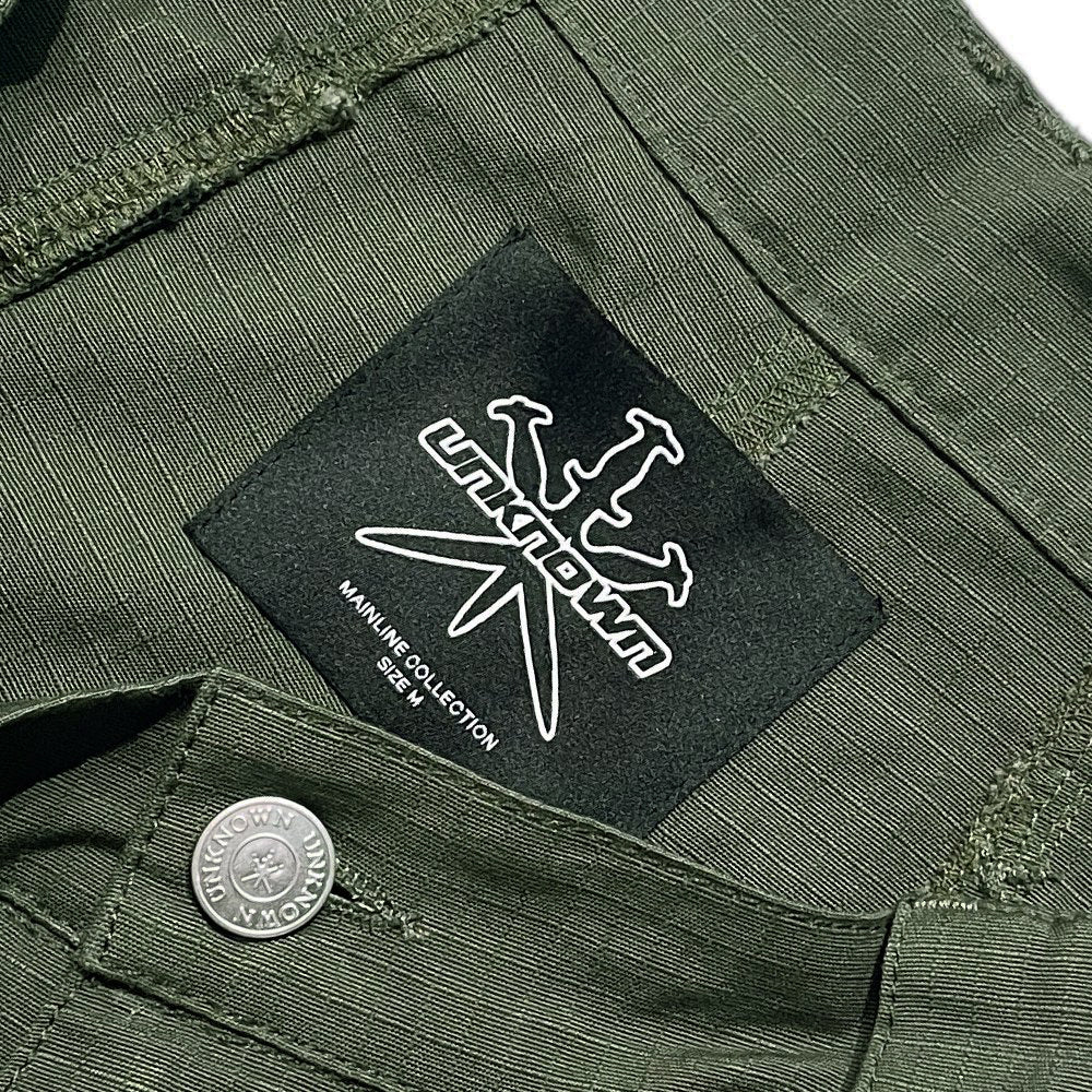 Cross Rhinestone Ripstop Cargo Pants