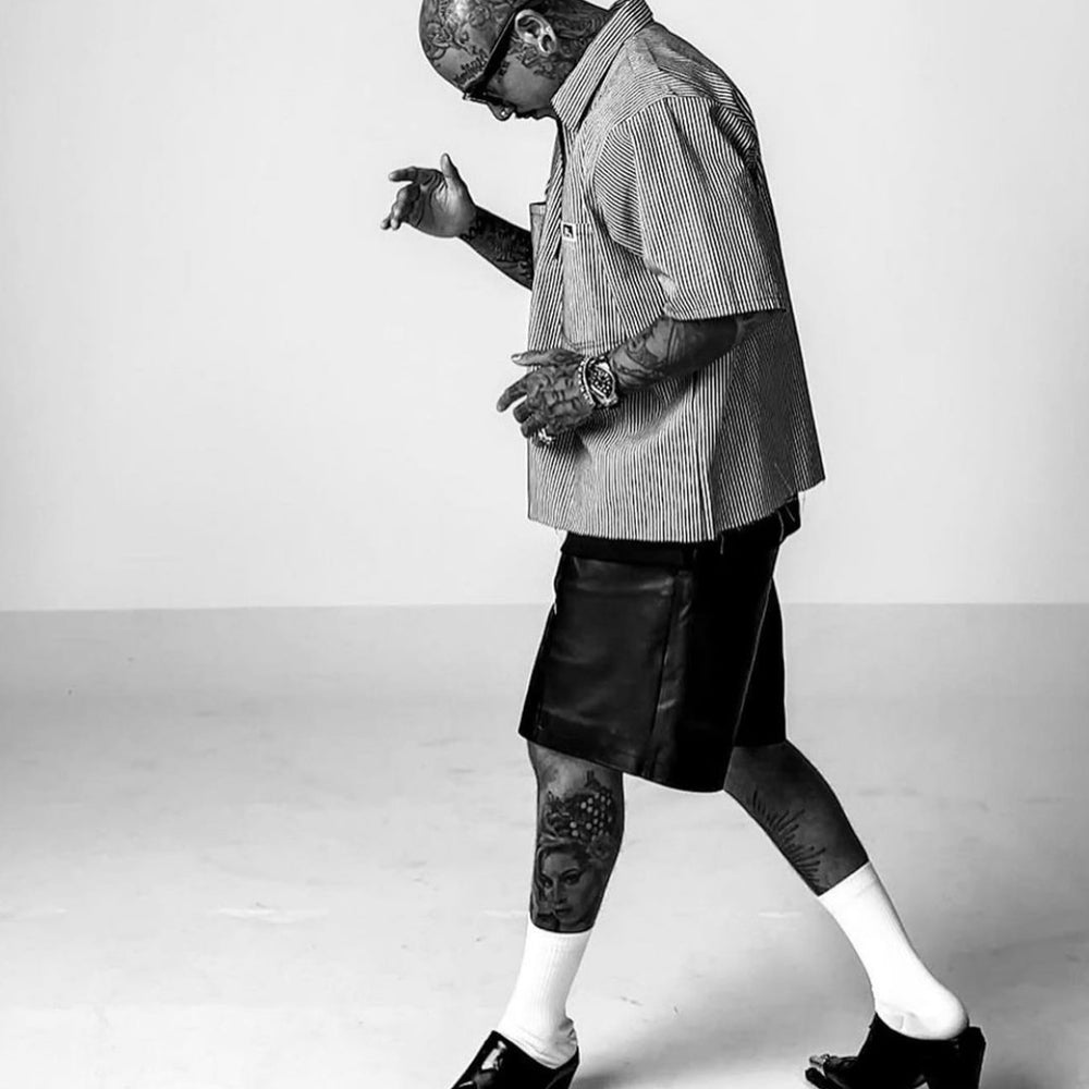 Nappa Leather Work Shorts