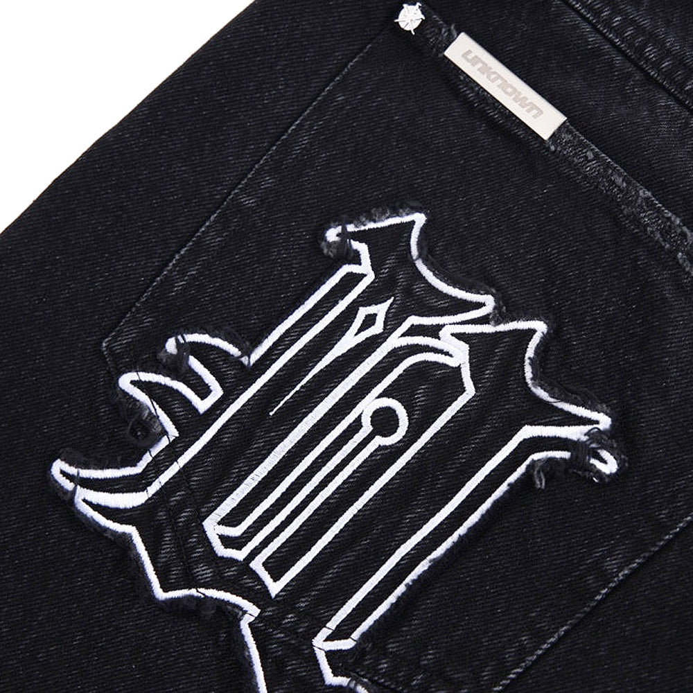 Distressed U&N Denim Shorts