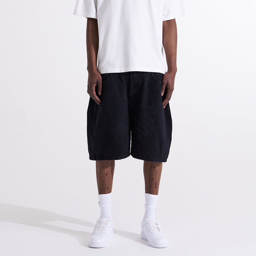 Distressed U&N Denim Shorts