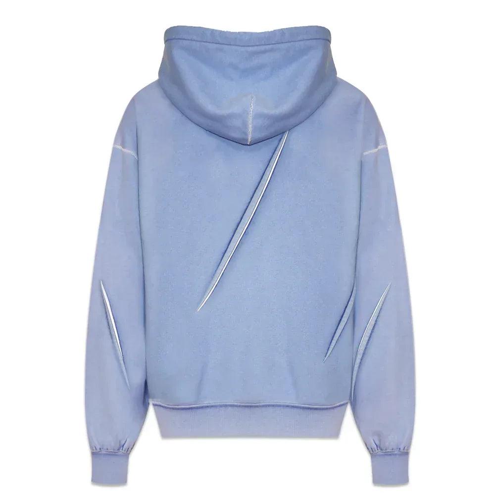 UNKNOWN LONDON Product Page - Retro Logo Hoodie - Blue - VENTURER