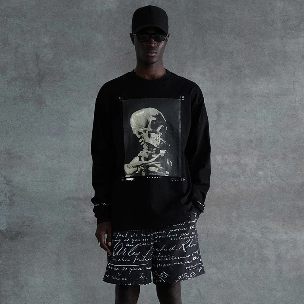 Skeleton LS Relaxed Tee