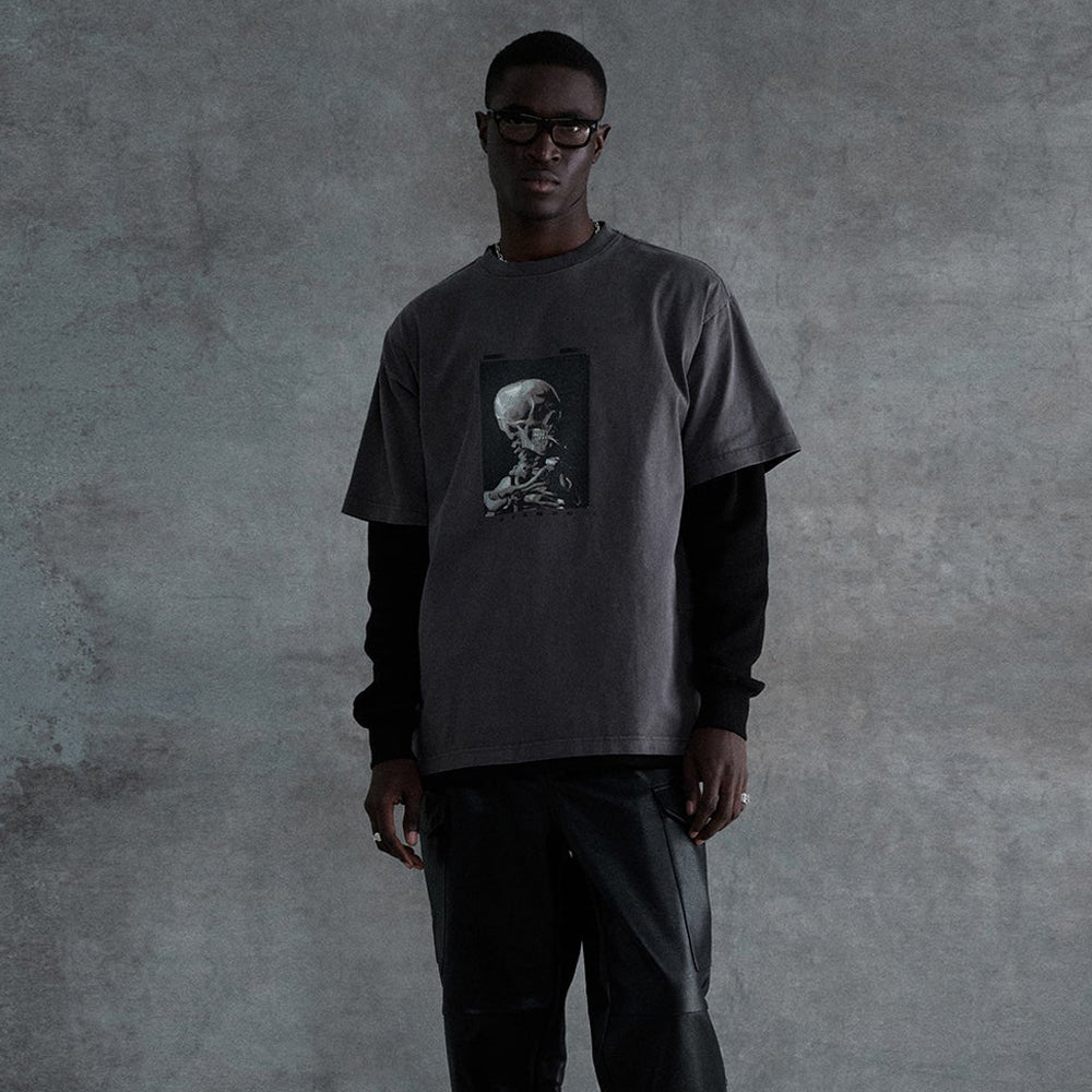 Skeleton Garment Dye Relaxed Tee V2