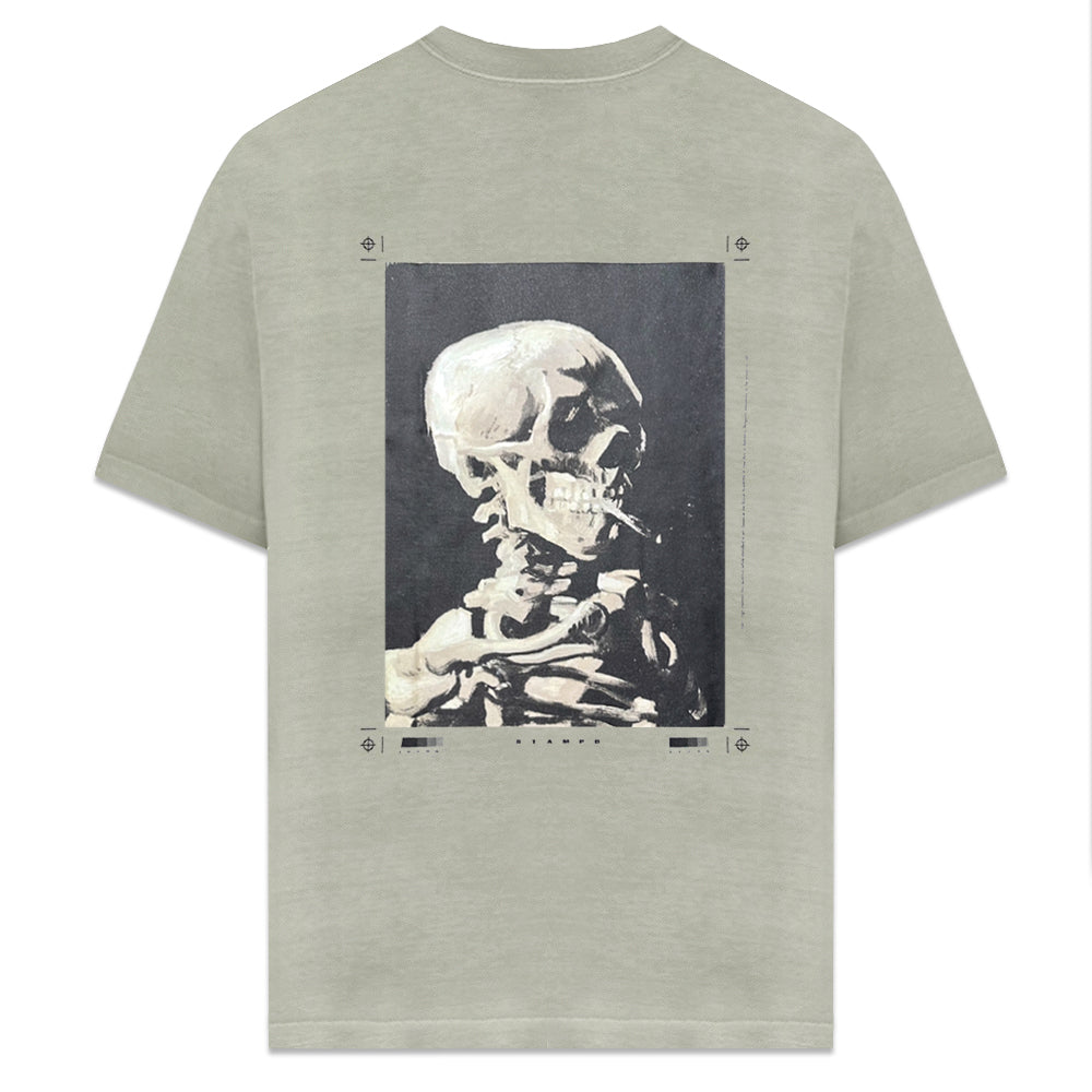 Skeleton Garment Dye Relaxed Tee V1