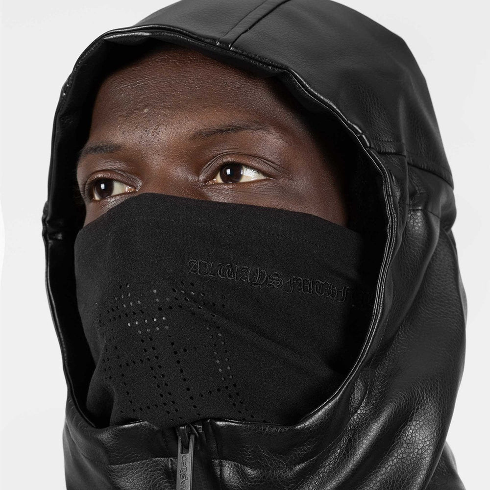 Nation Faux Leather Windbreaker