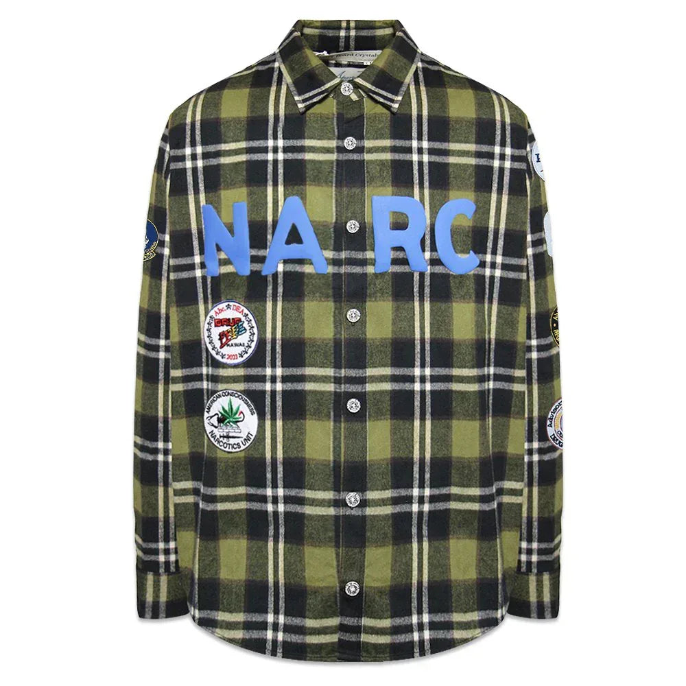Narc Flannel Shirts - ADVISORY BOARD CRYSTALS - VENTURER