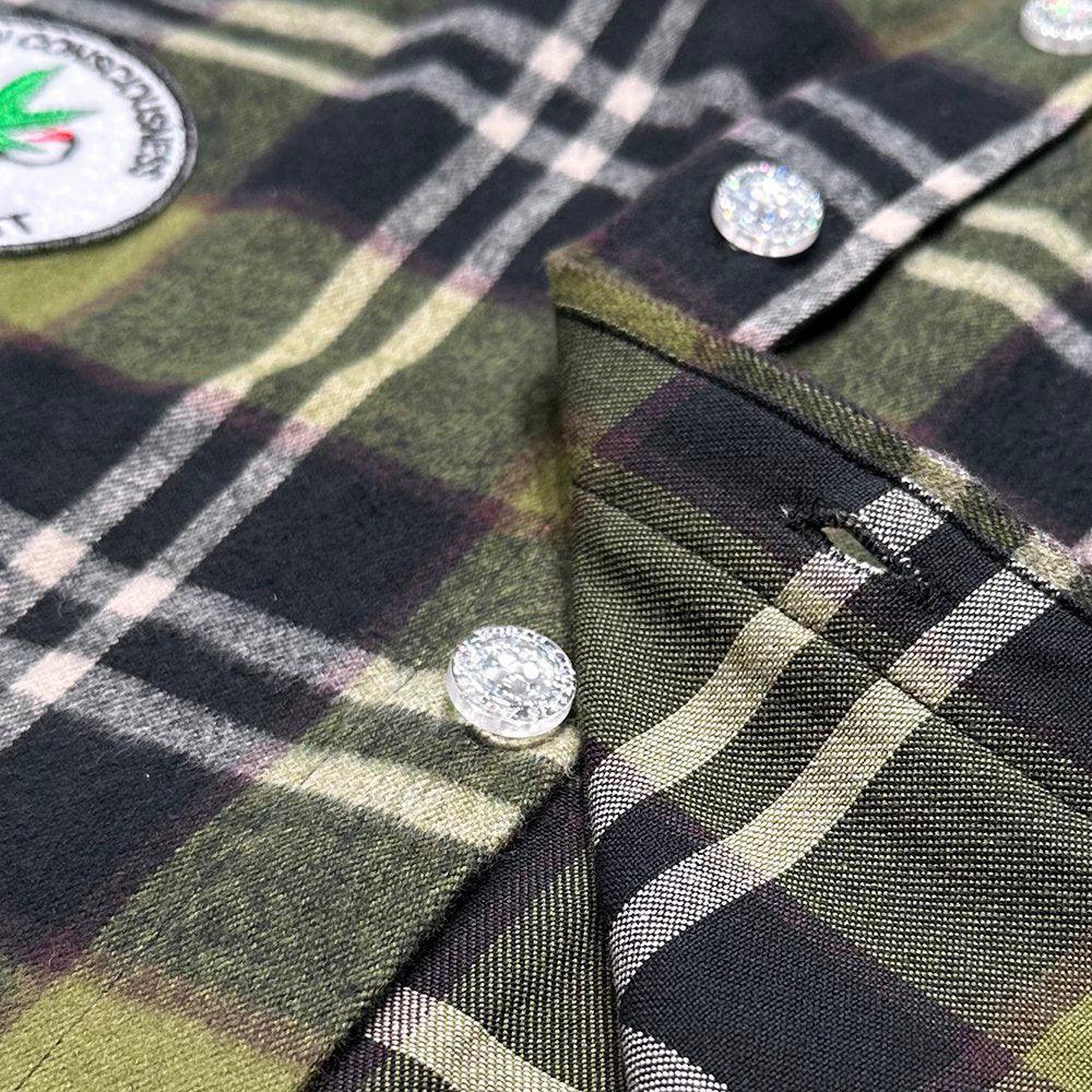Narc Flannel Shirts - ADVISORY BOARD CRYSTALS - VENTURER