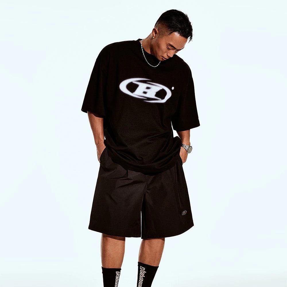 Blur B Logo Oversized T-Shirt