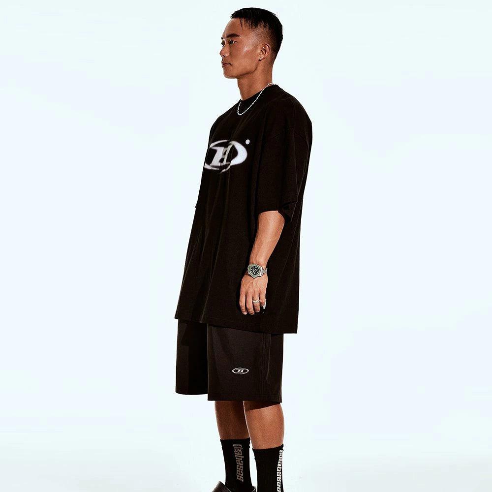 Blur B Logo Oversized T-Shirt