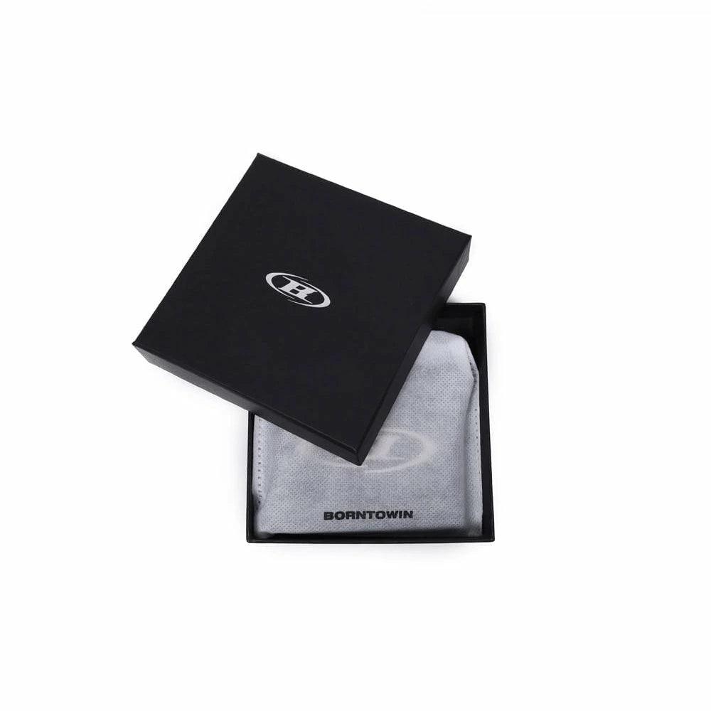 Big Chrome B Logo Enamel Wallet