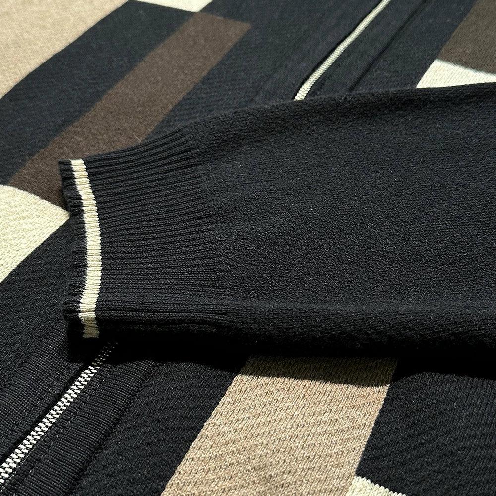 Bricks Zip Up Polo Sweater