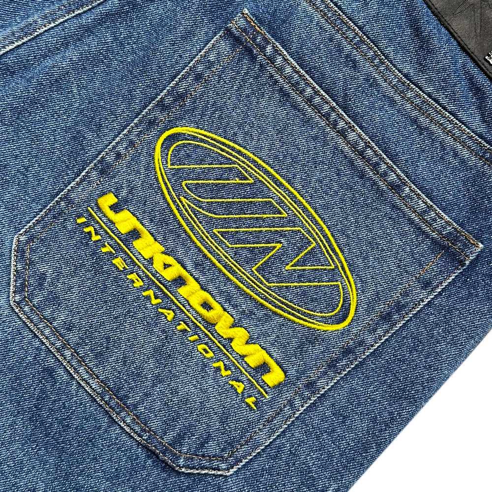 UN Logo Baggy Denim