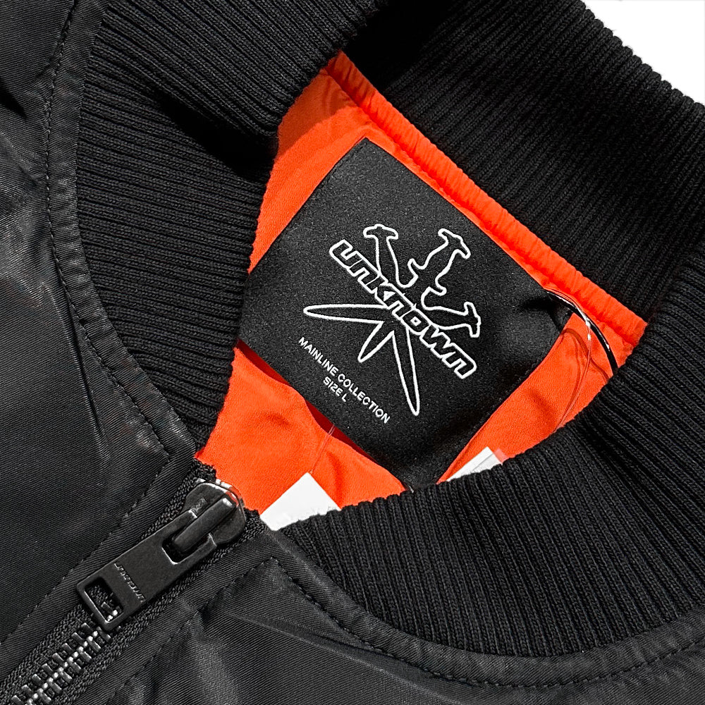 Oversized Zip Panel Bomber Jacket