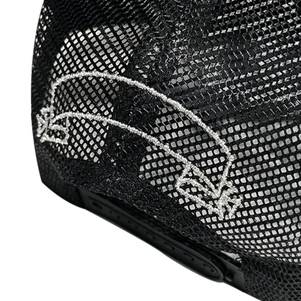 ASKYURSELF Product Page - AYS LR Trucker Hat - Black/Yellow - VENTURER
