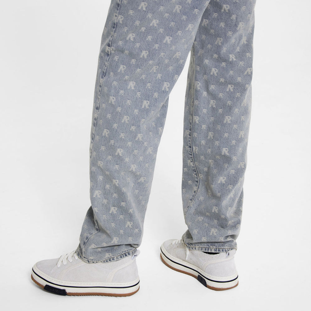 R3 Monogram Baggy Denim