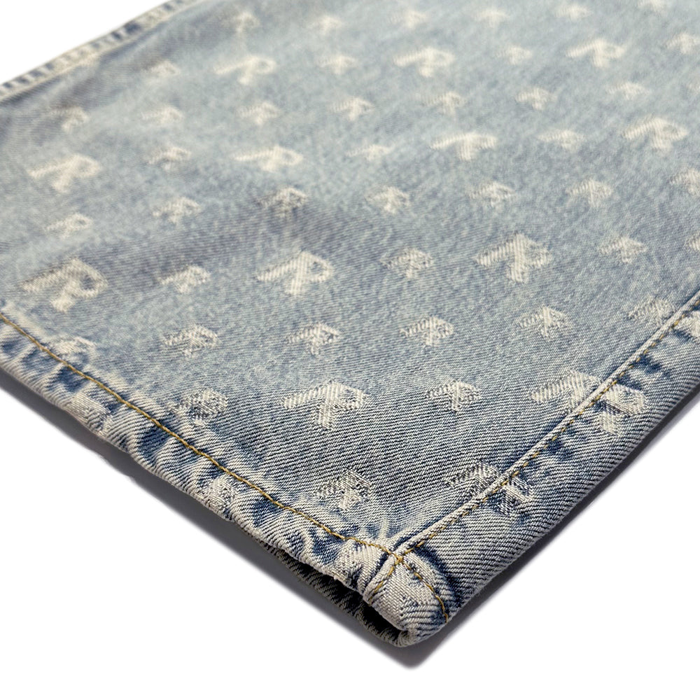 R3 Monogram Baggy Denim