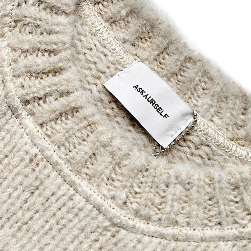 Brushed Checkered Knit