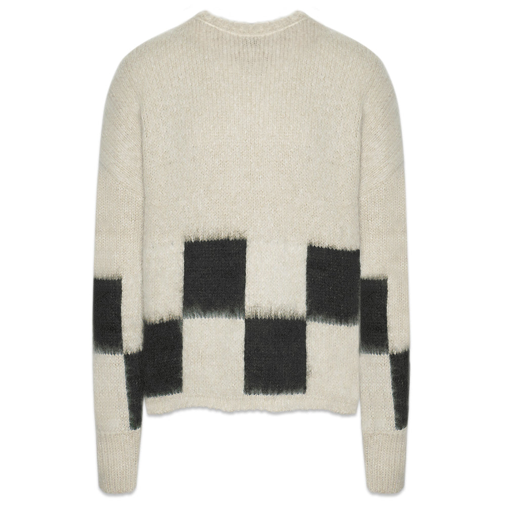 Brushed Checkered Knit