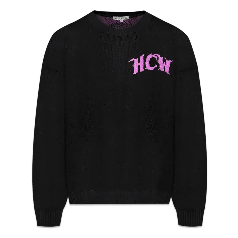 HCW Logo Knit Sweater - HEAVEN CAN WAIT - VENTURER