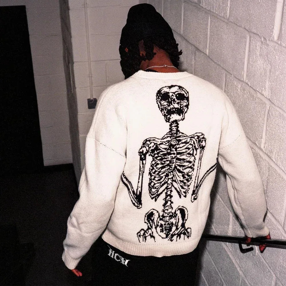 HCW Logo Knit Sweater - HEAVEN CAN WAIT - VENTURER