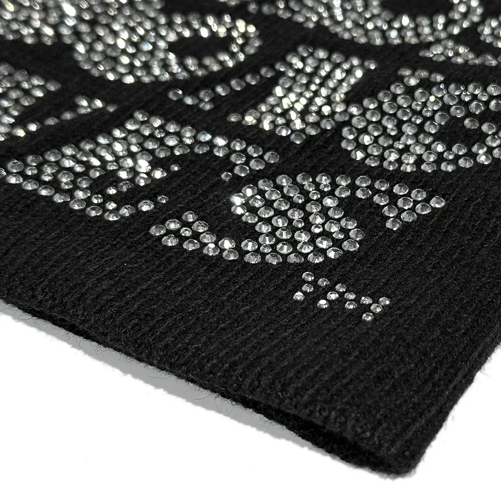 LA ROPA Product Page - PBSB OG Rhinestone Beanie - Black - VENTURER