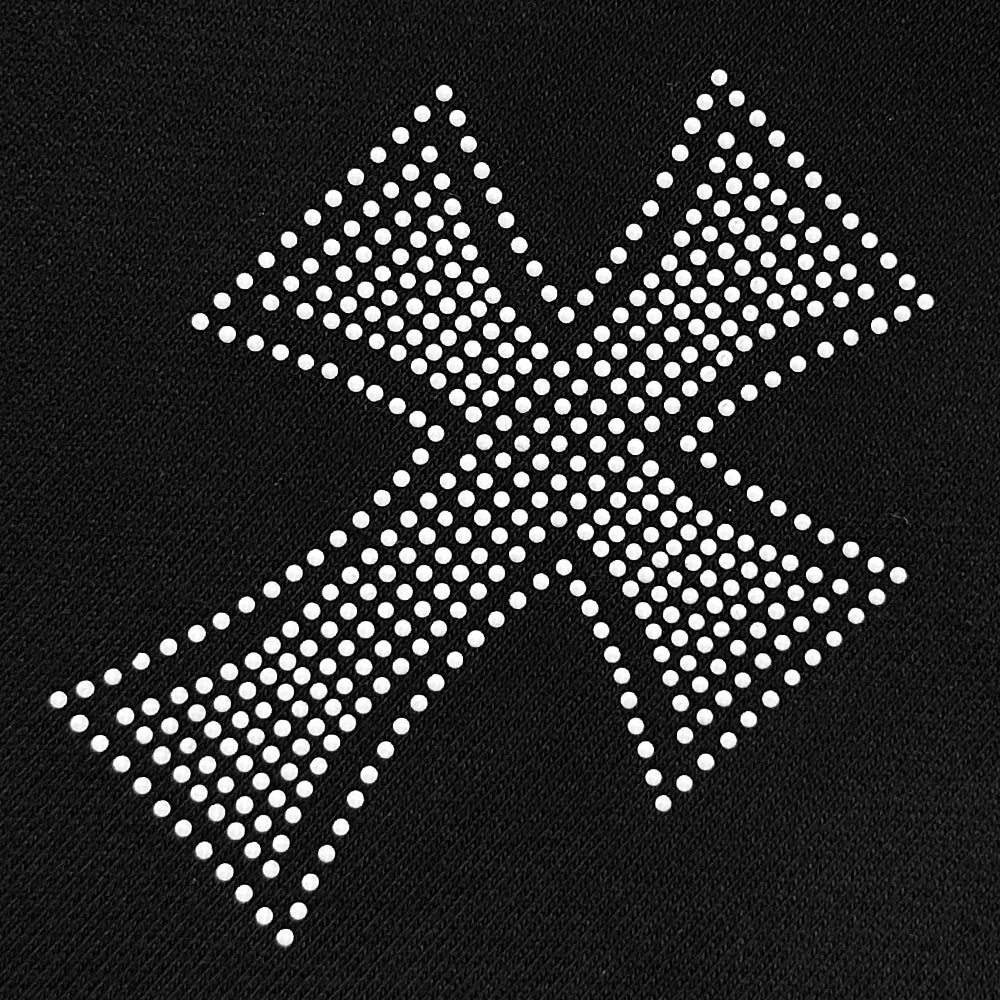 Cross Rhinestone Shorts