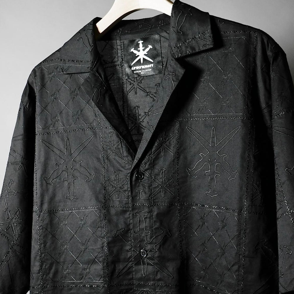 Dagger Monogram Embroidery Shirt