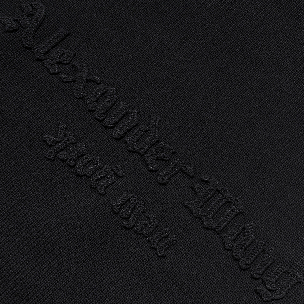 Crochet Logo Oversized Pullover