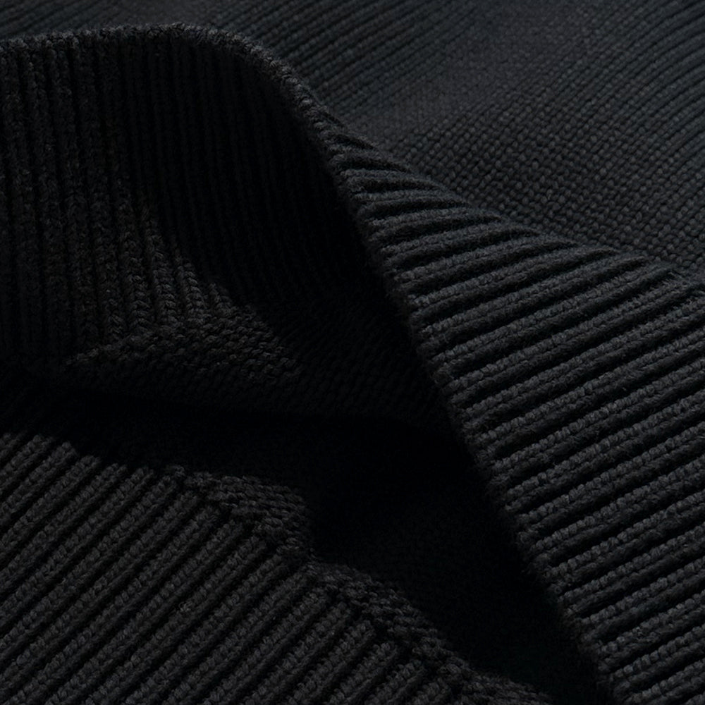 Crochet Logo Oversized Pullover